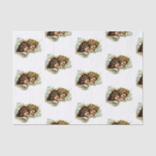 Mousseline ANGELS COULEUR D'EAU PERSONNALISABLE Papier Tissu