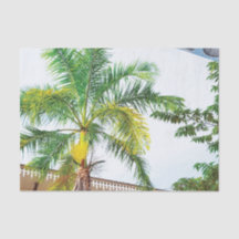 Arbre de palmier en papier Tissu Tropical