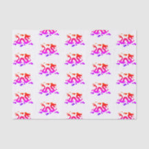 Arc-en-ciel JAPONAIS Dragon Tissu Papier