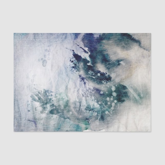 Mousseline Arrière - plan abstrait d'aquarelle sur le papier (Recto)