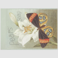 Art Nouveau Poster Soap Decoupage Tissu Papier