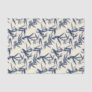 Mousseline Asiatique Japonais Bambou Floral Patte papier de t