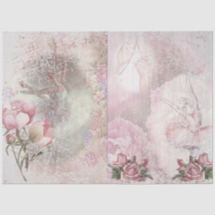 Mousseline Ballet Romace Series Design 2 Tissus Papier