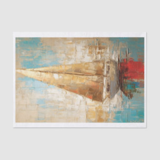 Mousseline Bateau à voile no 2 - Papier à papier décolpage