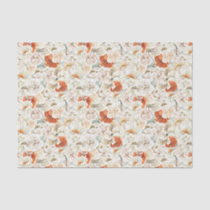 Mousseline Boho Floral Greenery Papier Tissu Imprimé Person