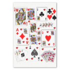 Cartes de lecture sur papier tissu
