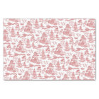 Chinoiserie Red Willow Decoupage papier de tissus