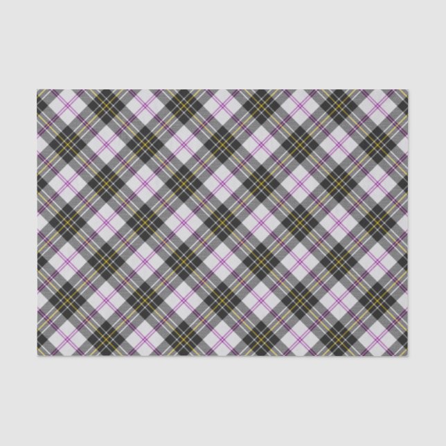 Mousseline Clan MacPherson robe Tartan Tissu Papier (Recto)