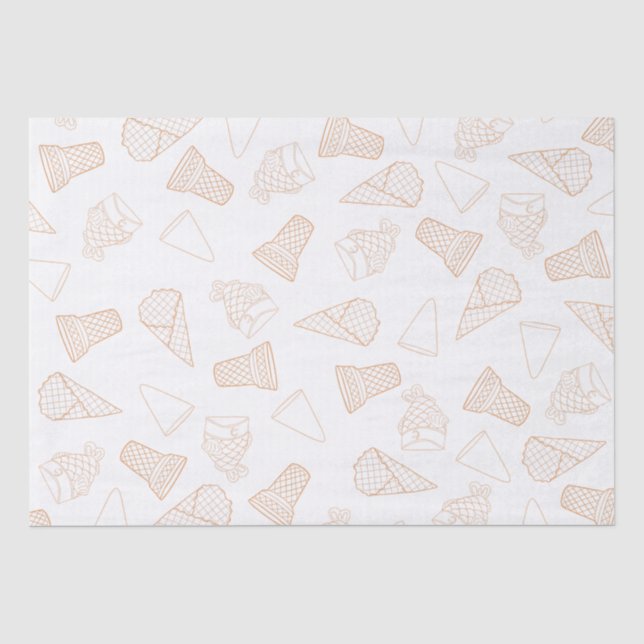 Mousseline Contient juste du papier tissu orange (Recto)