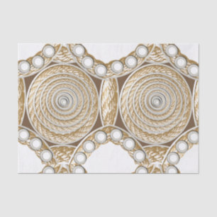 Mousseline Corde en papier de tissu décoratif