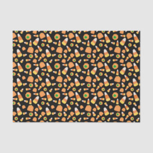 Mousseline Corne de bonbons et papier de tissus Citrouille