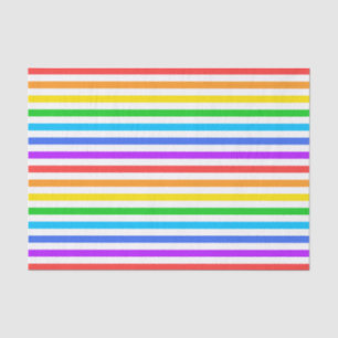 Mousseline Couleurs arc-en-ciel et papier de fond blanc
