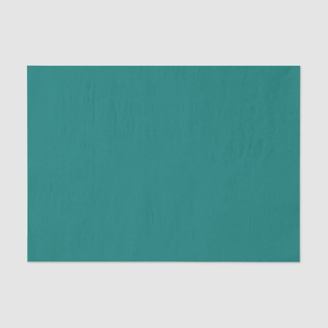 Mousseline Couleurs modernes Papier Tissu Turquoise foncé (Recto)