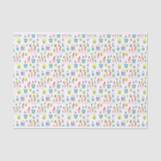 Mousseline Cupcakes Anniversaire Tissu Papier