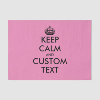 Mousseline Custom Keep Calm papier cadeau souvenir papier pap