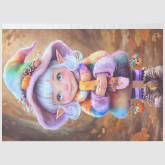 Mousseline Cute Pixie Pastel Couleurs Papier Tissu