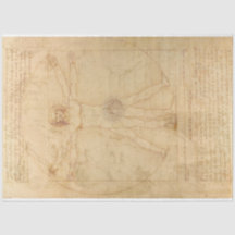 Da Vinci Vitruvivić Papier de découpage