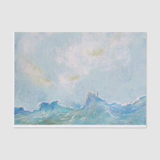 Mousseline Découpage sur papier de fond océanique