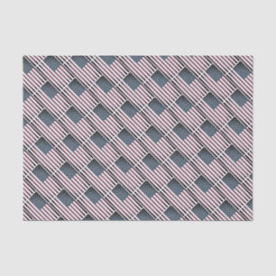 Mousseline Drapeau américain patriotique 4 juillet papier cad