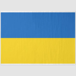 Mousseline Drapeau ukrainien (Ukraine) - Papier de tissus