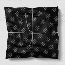 Mousseline Emballage commercial en papier de tissu noir