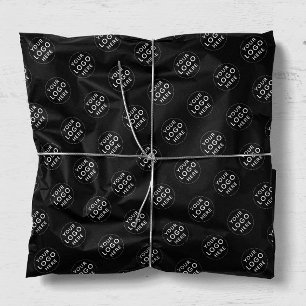 Mousseline Emballage commercial en papier de tissu noir