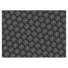 Emballage de papier de tissu sur mesure noir