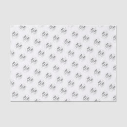 Mousseline Emballage professionnel de papier de tissu rose lo