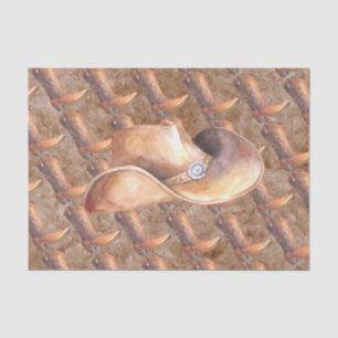 Mousseline Ensemble de papier de tissus (2) Bottes et Casquet
