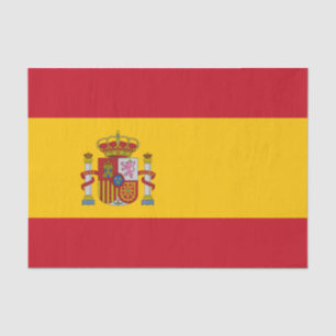 Mousseline Espagne & Espagne Drapeau papier / décoration mode