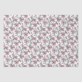 Mousseline Fleurs de Cornouailles (Toscane) - Papier Tissu