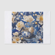 Fleurs sur papier découpage frais