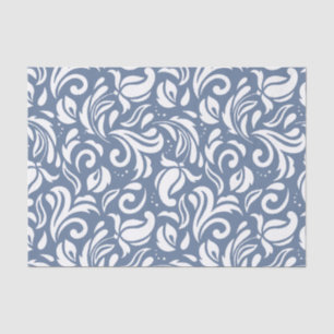 Mousseline Flore de tulipe décorative en papier de tissus bla