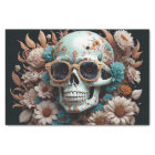 Mousseline Flower Skull Paper side left