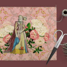 Français Floral Romance Découpage Tissu papier