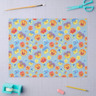 Mousseline Joli papier tissue cadeau avec impression de pensé