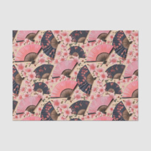 Mousseline Kimono inspiré japonais tissu motif Papier