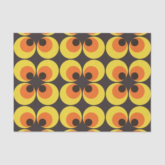 Mousseline les années 70 papier peint (Recto)