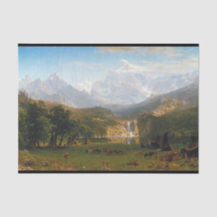 Mousseline Les montagnes Rocheuses, papier tissu de pointe de