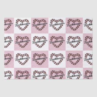 Mousseline Livre Leopard Heart Frame Papier Tissu