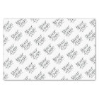 Logo de l'entreprise sur papier grand format sur m