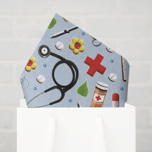 Mousseline Médecin Infirmière Santé Papier Tissu