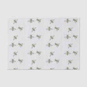Mousseline Miel Abeille Abeille Acheteur Papier cadeau