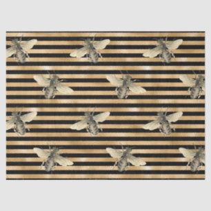 Mousseline Miel Bee Series Design 10 Tissu Papier