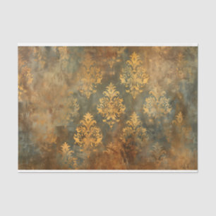 Mousseline Mobilier rustique Damask Découpage Papier Tissu