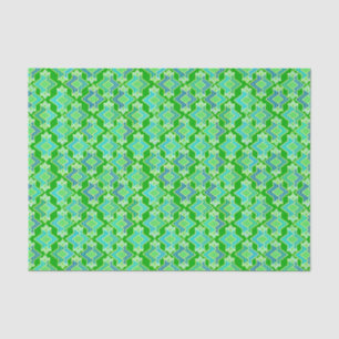 Mousseline Motif de papier peint Art Déco, Jade Green