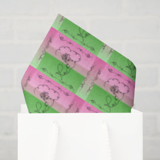 Mousseline Mouchoir en Papier Roselle Flowing Beauty