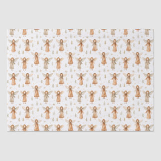 Mousseline Noël Fairytale Tissu Papier Tissu Couleurs neutres