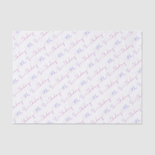 Mousseline Nuage Neuf 9e Anniversaire Papier Tissu - Pa color