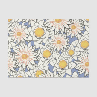 Mousseline Papier à Motif à fleurs Lotus